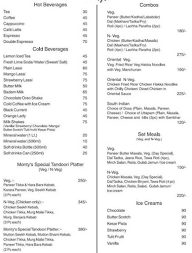 Monty's Cafe menu 5