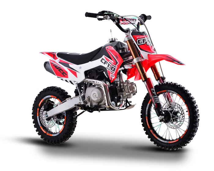 110cc CF Kids 4 Stroke Dirt Mini Bike Red