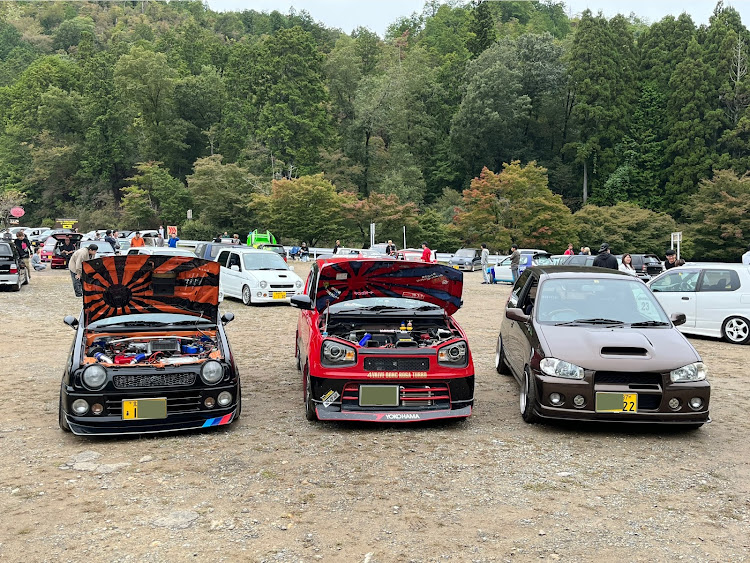 アルトワークスのアルトワークスミーティング京都2023・HA21S・エクイップ01・アルトワークスHA21S・京都嵐山高雄パークウェイに関するカスタム事例の投稿画像36枚目