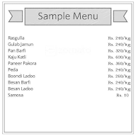 Naresh Sweets menu 1