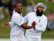 The presence of South African legends Vernon Philander, left, and Hashim Amla in the Western Province playing squad would have been huge for the younger players. 