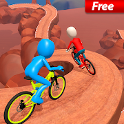  Uphill Stickman BMX Bicycle Stunts 