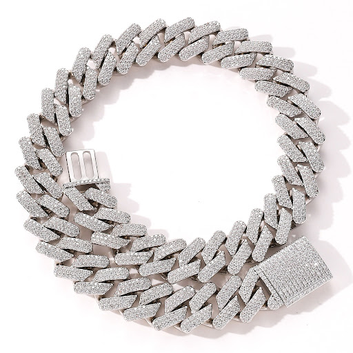 Title 2, Full zircon hip hop necklace, shine with style....
