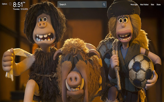 Early Man Wallpapers NewTab Themes