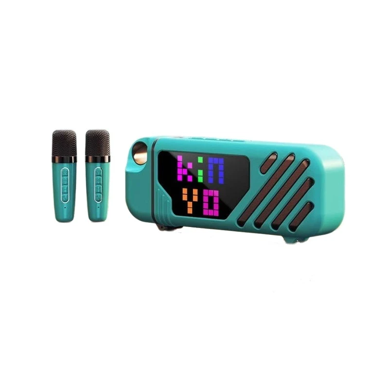 K18 Aile Açık Hava Bluetooth Hoparlör Mikrofon Açık Havada Müzik ve Karaoke Keyfi Aileler ve Toplantılar İçin Mükemmel Yüksek Kaliteli Ses ve Taşınabilirlik