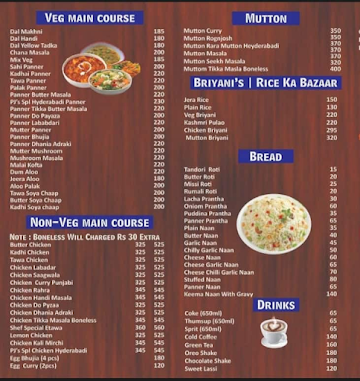 He Man Dharmendr's Dhaba menu 