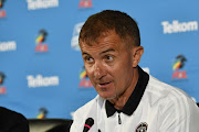 Orlando Pirates coach Milutin Sredojevic during the Orlando Pirates Press Conference at PSL Offices on November 22, 2018 in Johannesburg, South Africa. 