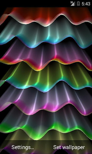 Light Wave 3D Live Wallpaper