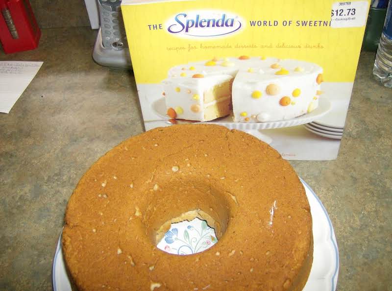 Splenda Blend Sour Cream Pound Cake