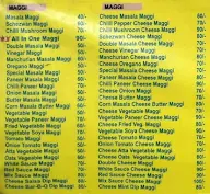 Maggi Lovers menu 1