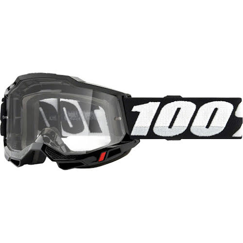 100% Accuri 2 OTG Goggles - Black/Clear Lens