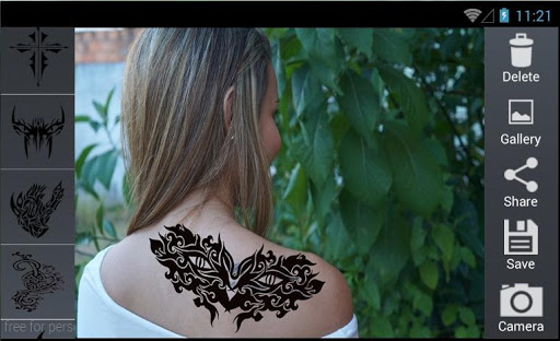 Tattoo On Photo Camera