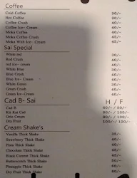 Cafe Sai menu 4