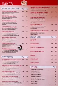 Winni Cakes And More menu 3