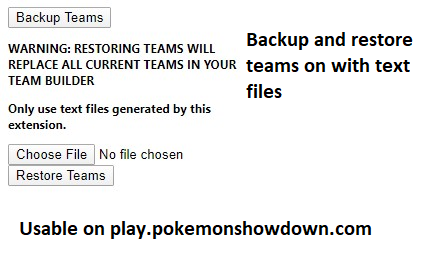 Showdown Team Backup small promo image