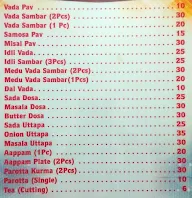 Kerala Fast Food menu 2