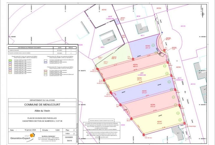  Vente Terrain à bâtir - à Menucourt (95180) 