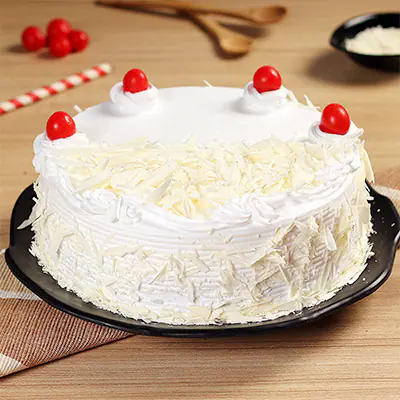 White Forest Cake.