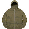 supreme®/undercover zip up hooded sweatshirt ss23