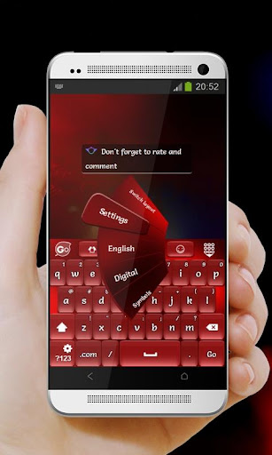 免費下載個人化APP|붉은 열정 GO Keyboard app開箱文|APP開箱王