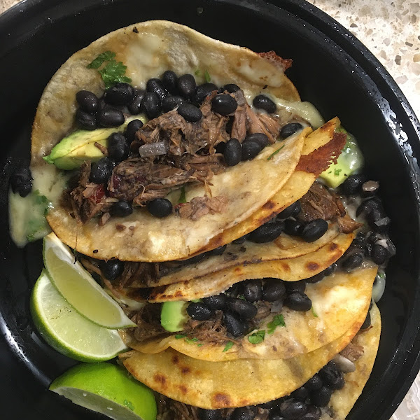 Quesa birria tacos- amaaazing