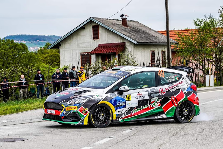 Anwar Hamza's new-look M-Sport Poland ride prepared Ford Fiesta Rally3 Marque.