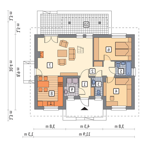 Moje miejsce - etap II - M03 - Rzut parteru