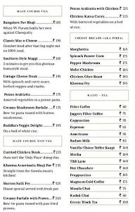 The Bangalore Bakery menu 4