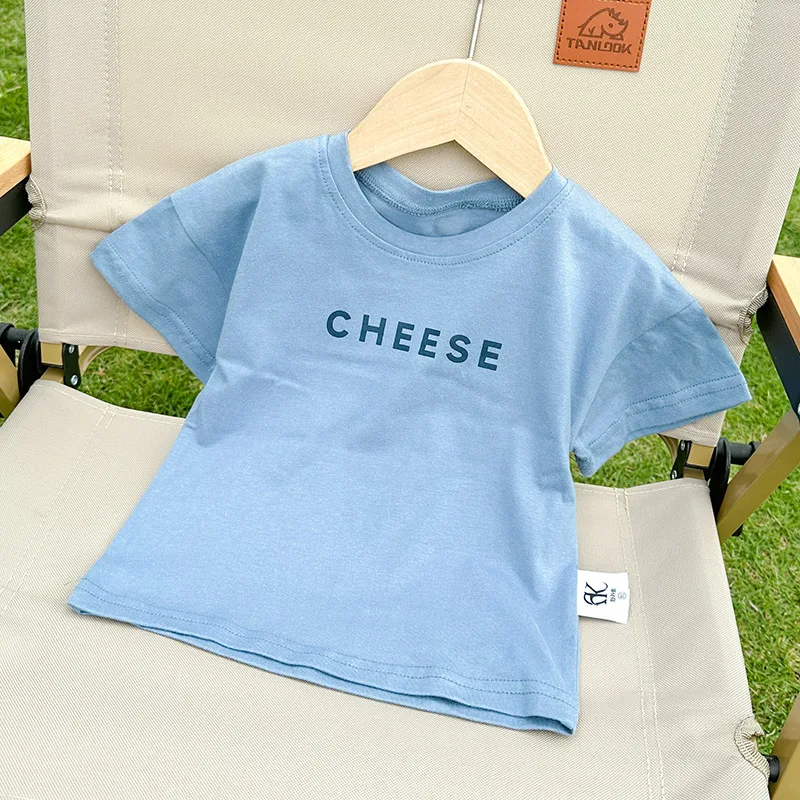 Casual All-match T-shirt met Korte Mouwen Babytop Comfortabel en Veelzijdig Ideaal voor Elke Gelegenheid Eenvoudig te Combineren Kinder Top