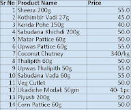 Parth Foods menu 1