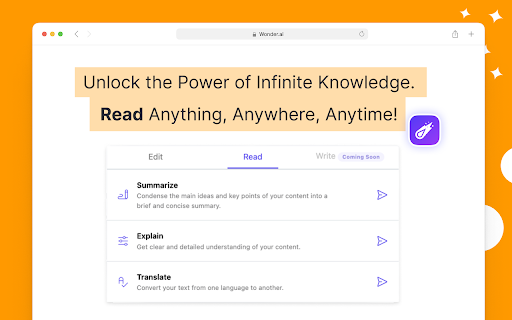 Wonder AI - Your GPT writing assistant