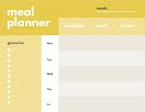 Modern Meal Planner - Planner item