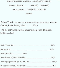 Nandinis Sweets And Fast Foods menu 3