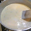 Thumbnail For Cream Soup, Milk, And Cheese In A Saucepan.