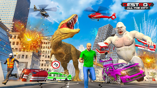 Screenshot Angry Dinosaur City Rampage