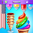 Icecream Cone Cupcake Baking icon