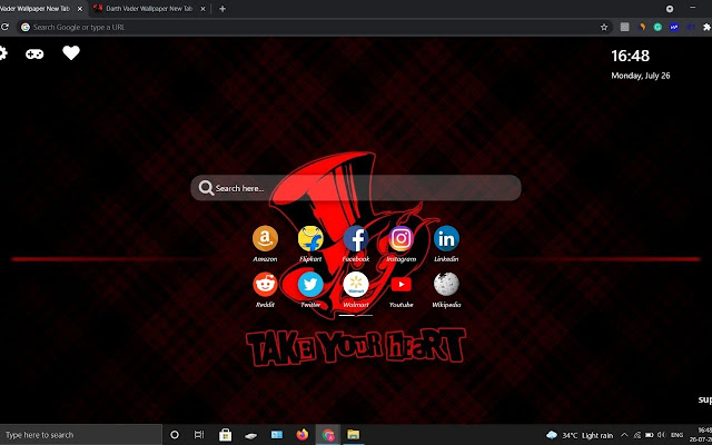 Persona 5 Wallpaper New Tab Theme [Install]