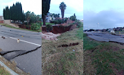 A series of sinkholes have residents in Laudium concerned - and they're growing bigger. 