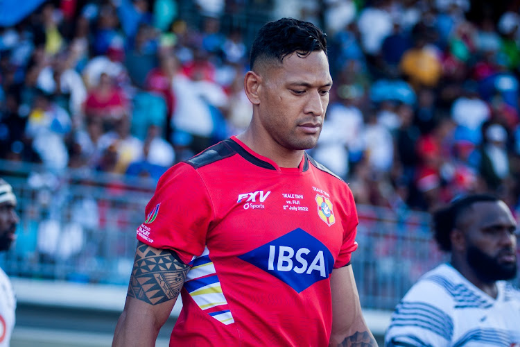 Former Wallaby Israel Folau now turns out for country of birth Tonga.