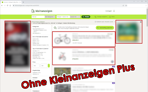 Kleinanzeigen Plus