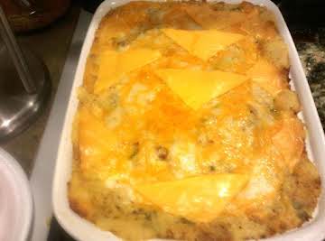 LOADED OVEN BAKED POTATO CASSEROLE