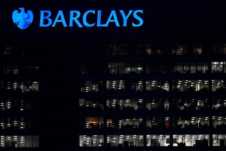 Workers are seen in at Barclays bank offices in the Canary Wharf financial district in London, Britain. Picture: REUTERS/TOBY MELVILLE/FILE