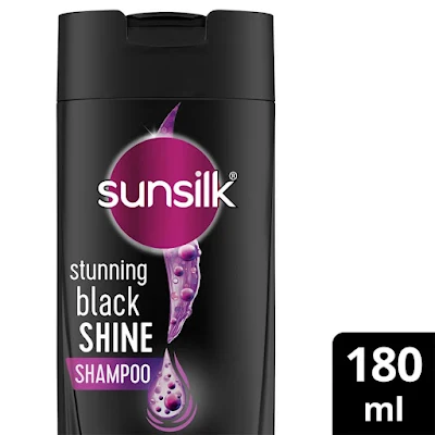 Sunsilk Stunning Black Shine Shampoo - 180 ml