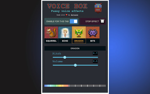 Voice Changer for Chrome (by noise-box)