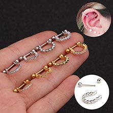 Title 2, Zircon U-shaped Personality Cartilage Piercing ...