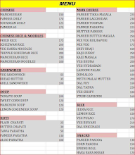 Cafe Royale menu 1