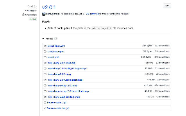 GitHub Downloads chrome extension