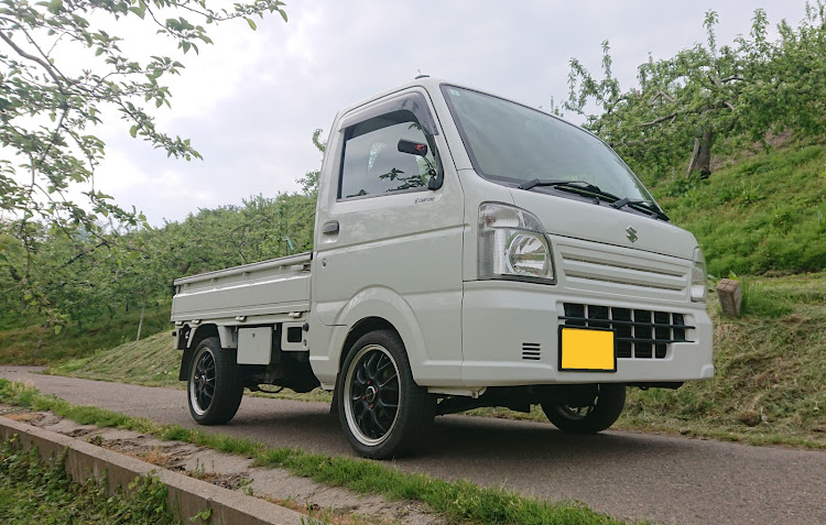 キャリイの連休なにした？・軽トラのある生活・カッコいい農家の軽トラ目指してます・痛車かと思ったら・グーグルストリートビュー撮影車に関するカスタム事例の投稿画像1枚目