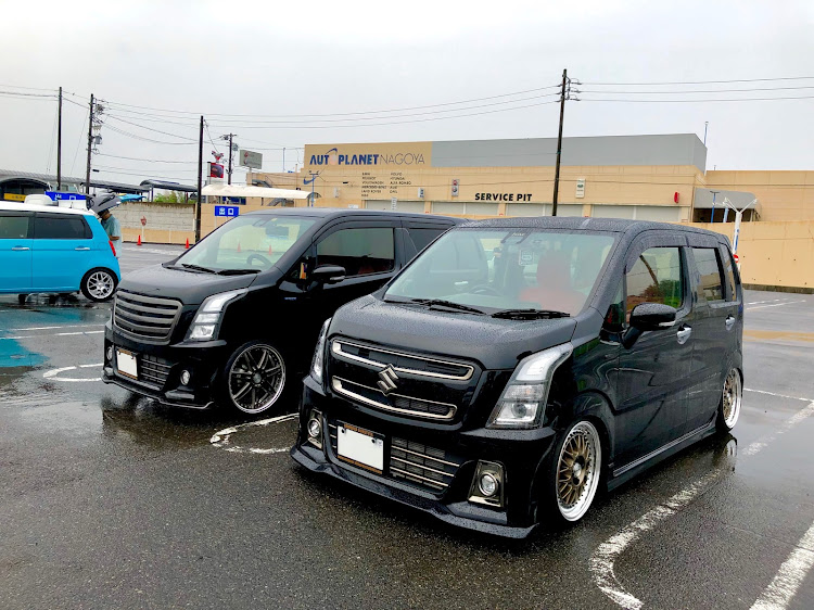 ワゴンRスティングレーのオートプラネット・オートプラネット名古屋 〜Cars&Coffee〜・コラボ・楽しすぎた・暑かったに関するカスタム事例の投稿画像3枚目