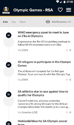 Rio Olympics: South Africa 24h